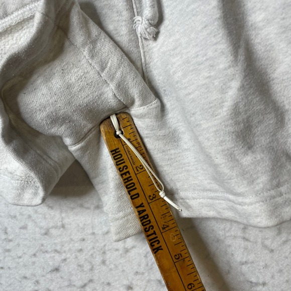 Tna Aritzia CozyAF Fleece Shorts Heather Light Grey Large 82350 - Picture 7 of 8